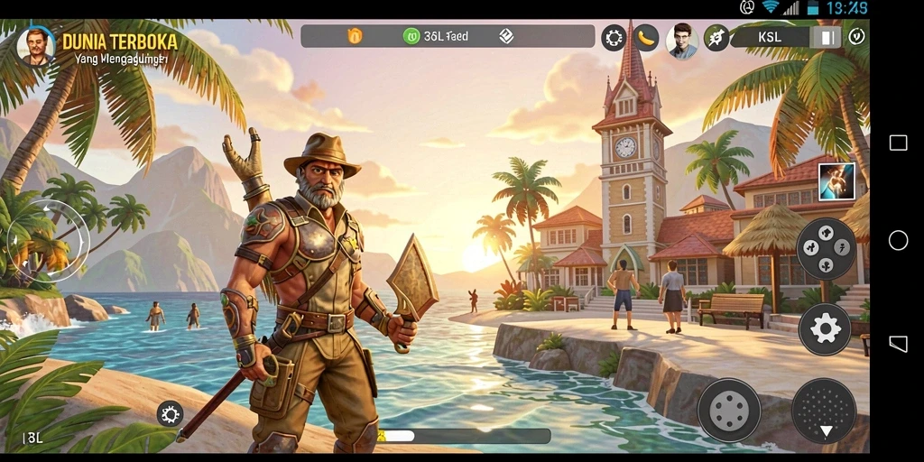 Tampilan menyenangkan dari gameplay Open World 33L yang memukau.