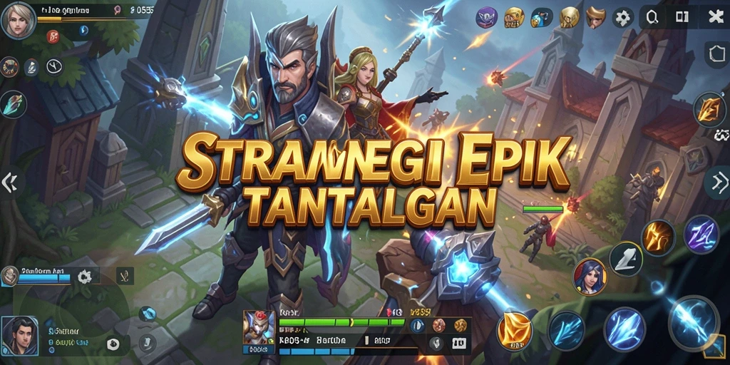 Tampilan menarik dari gameplay strategi 8055 yang mendebarkan.