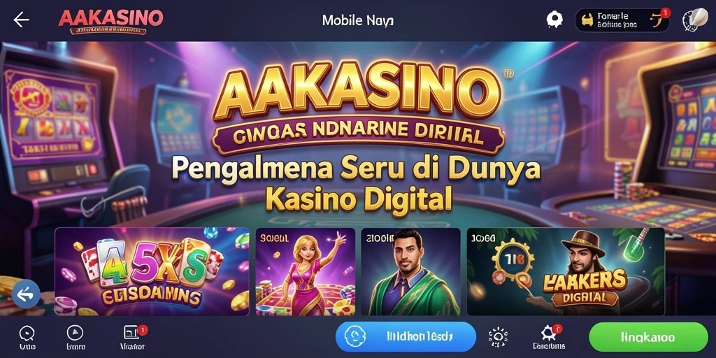 Tampilan gameplay menarik dari AAKASINO yang memukau para pemain.