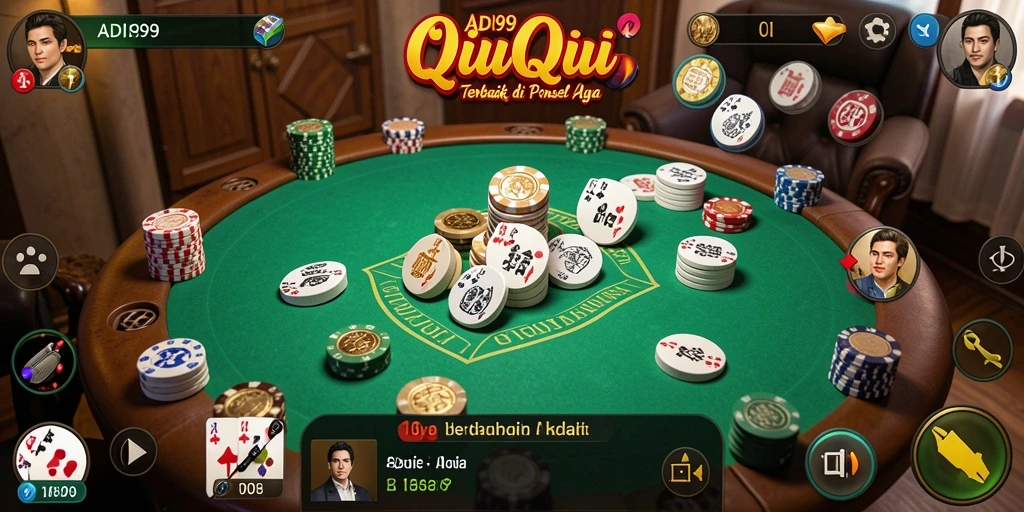 Screenshot ADI99 menunjukkan gameplay seru QiuQiu.