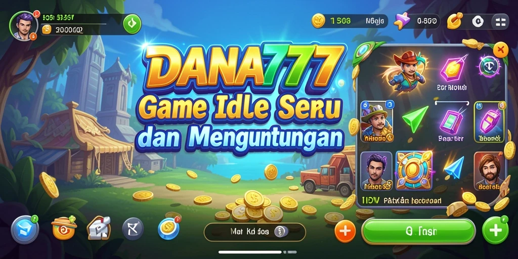 Tampilan gameplay DANA777 yang menarik dan penuh warna.