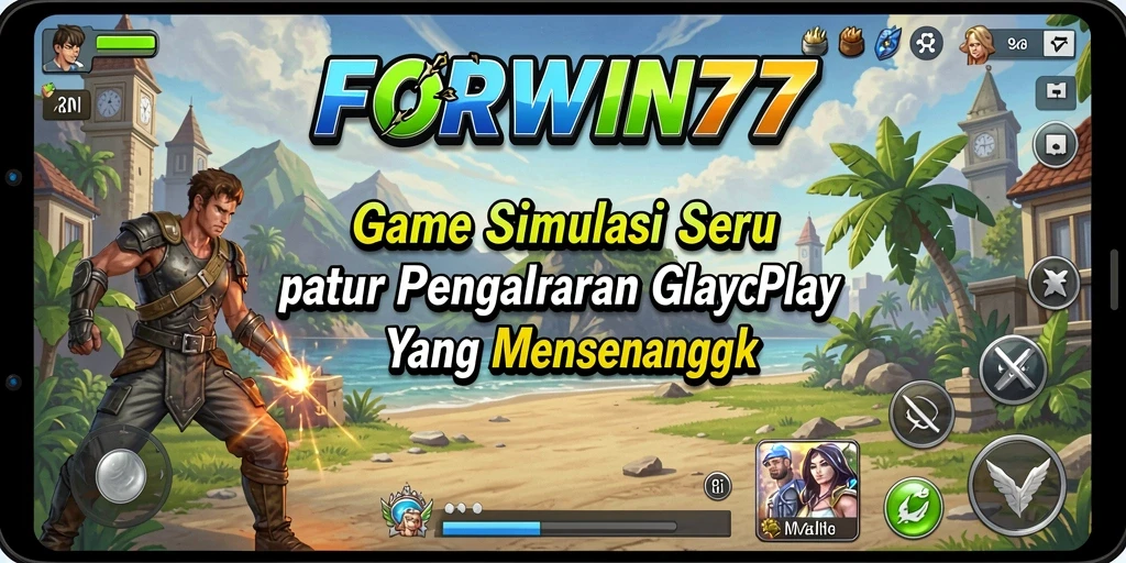 Gameplay seru dalam FORWIN77 dengan grafis menarik dan interaksi sosial.