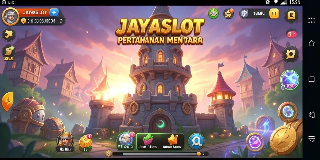 Gameplay seru menara pertahanan di JAYASLOT.