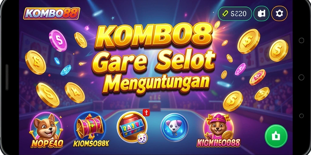 Tampilan menarik permainan Slot KOMBO88 dengan grafis cerah.