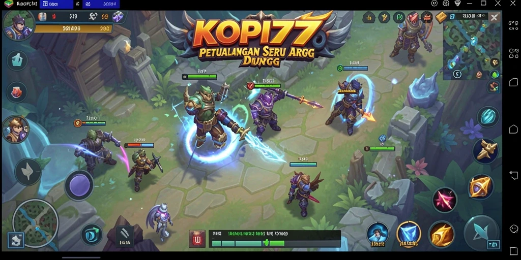 Tampilan menarik dari gameplay ARPG KOPI77 yang seru