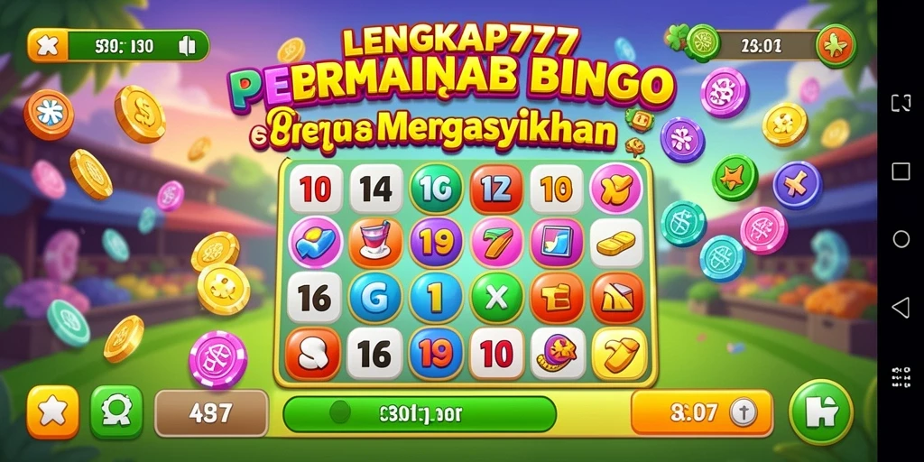Screenshot gameplay LENGKAP777 yang menampilkan suasana Bingo yang seru.