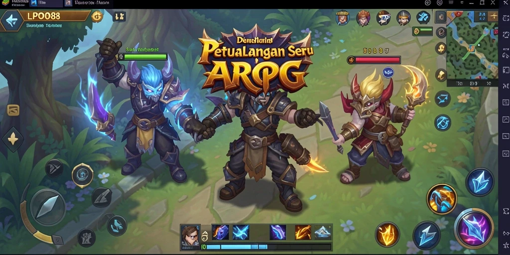 Tampilan gameplay epik dalam LPO88 dengan aksi ARPG yang menegangkan.