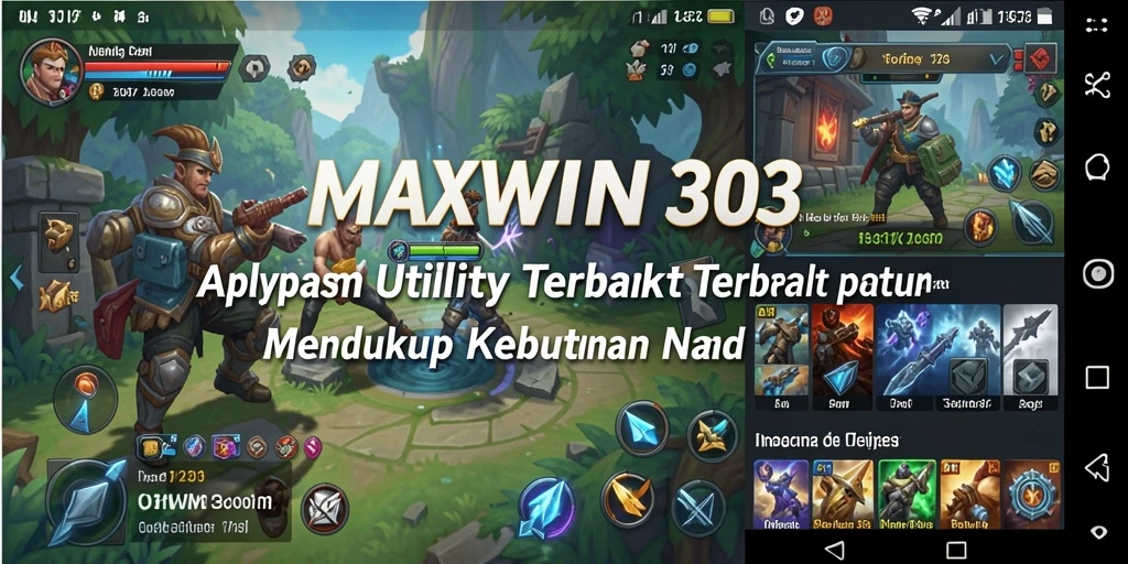 Tampilan antarmuka MAXWIN303 yang intuitif dan fungsional.