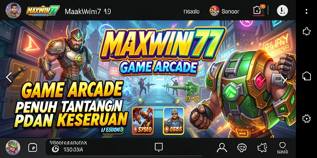 Tangkapan layar gameplay seru MAXWIN77 yang penuh aksi.