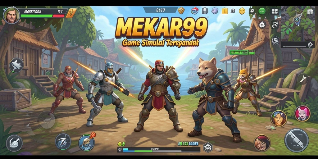 Tampilan gameplay menarik di MEKAR99 dengan grafik yang memukau.