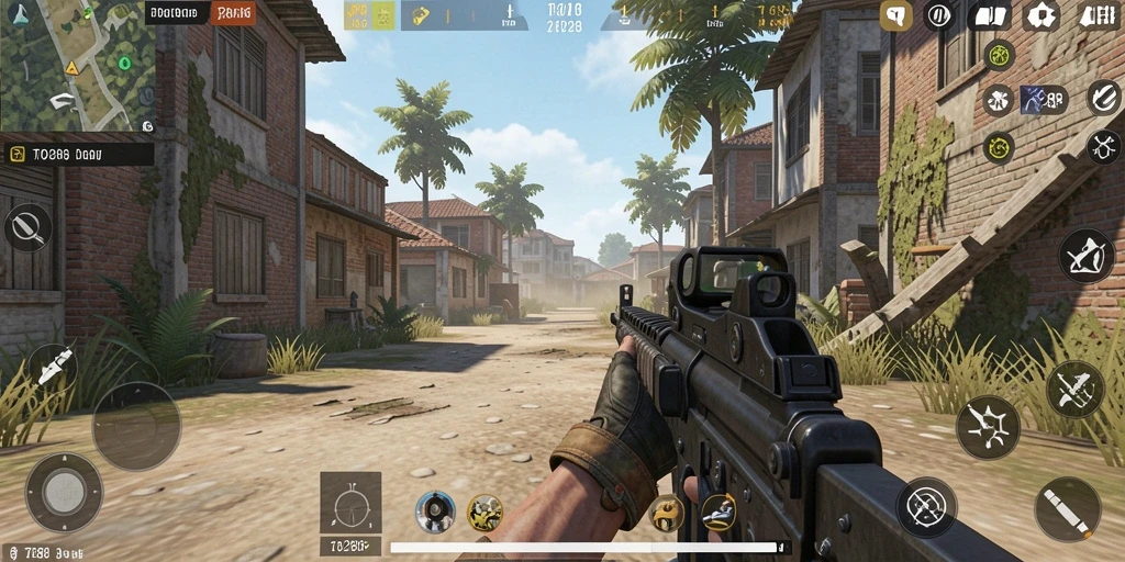 Tangkapan layar gameplay TO288 dengan aksi seru TPS.