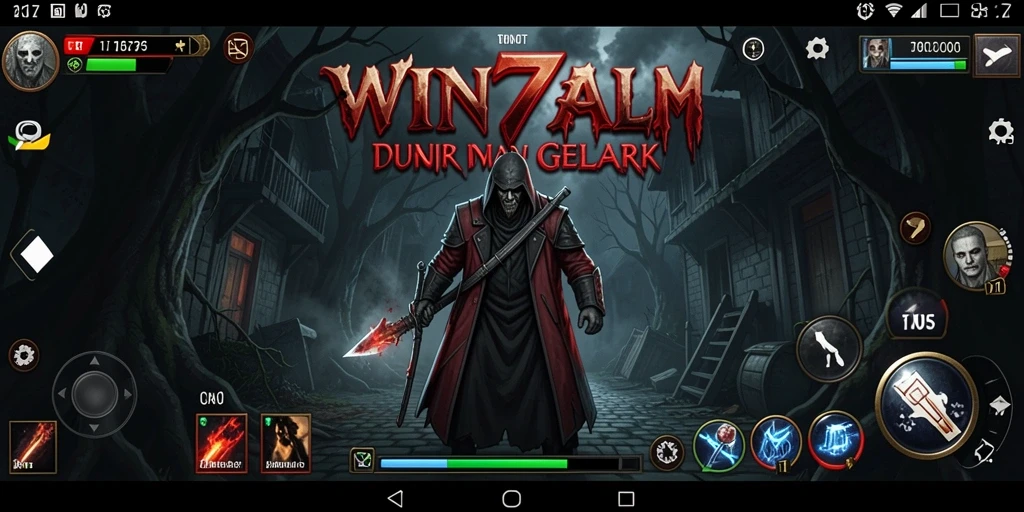 Screenshot gameplay menampilkan suasana menegangkan dari game Horror.